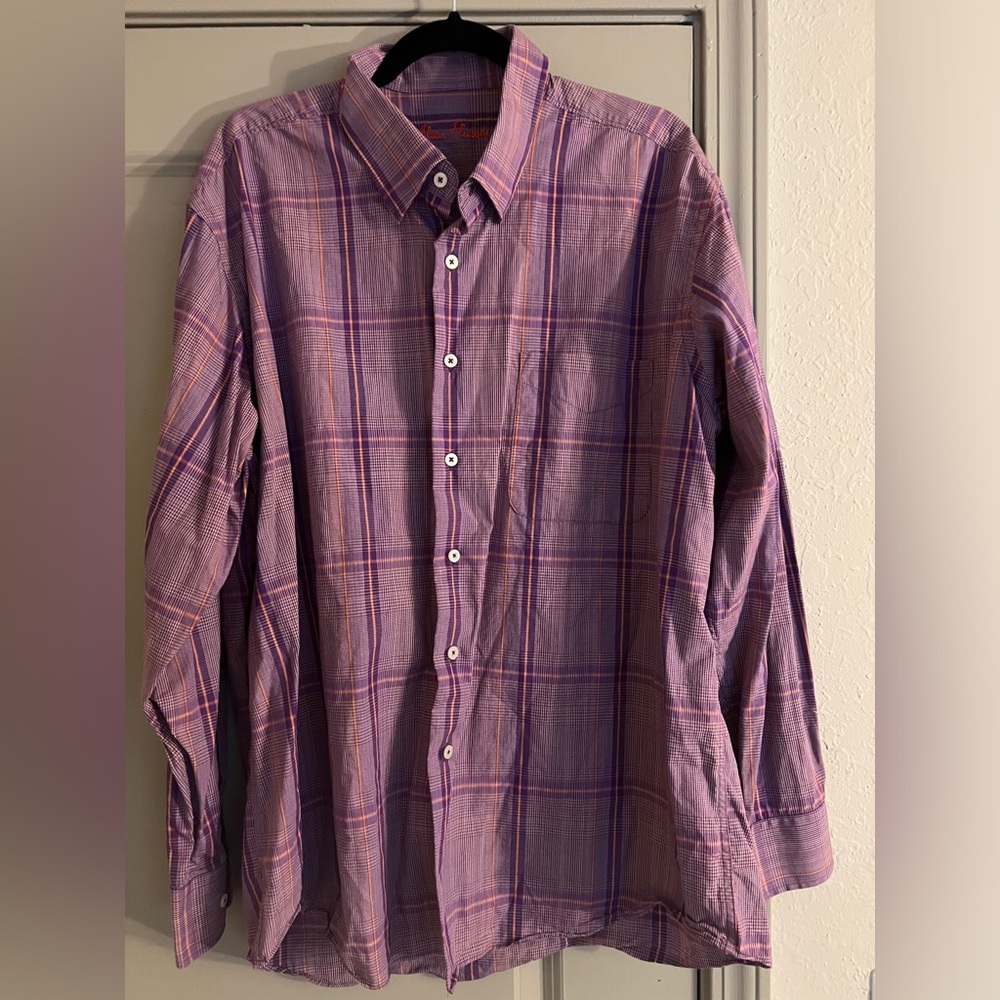 Alan Flusser Men’s Long sleeve XL button up